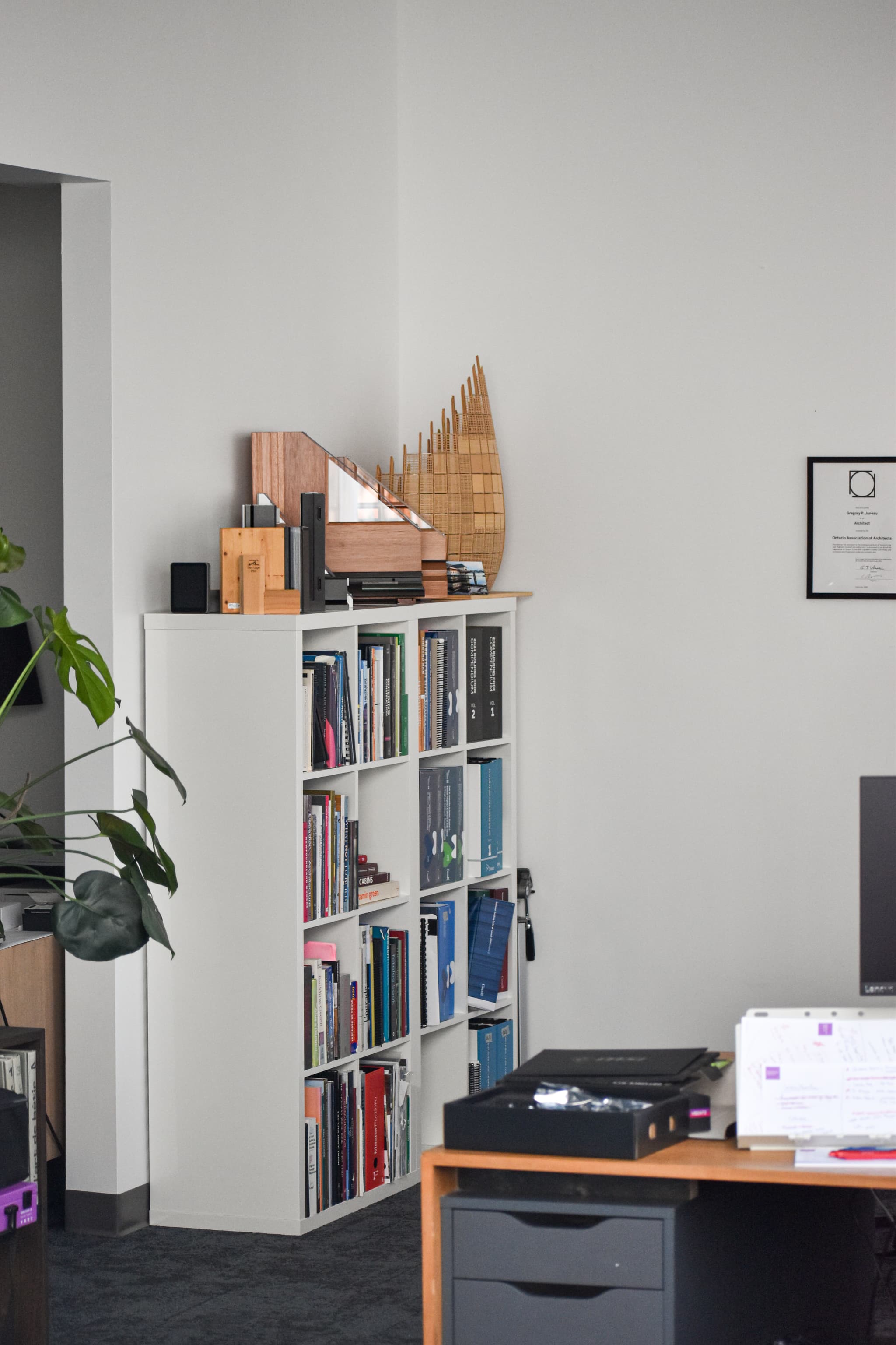 Bright modern meeting room
